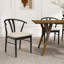 Ensemble de 2 chaises de salle à manger Wishbone-73507676