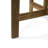Natural Wood Table, Half-Round Shape, Foldable Function Bistro Design For Easy Space Management