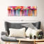 «Flowers Paint Drip» sur toile-1319065754