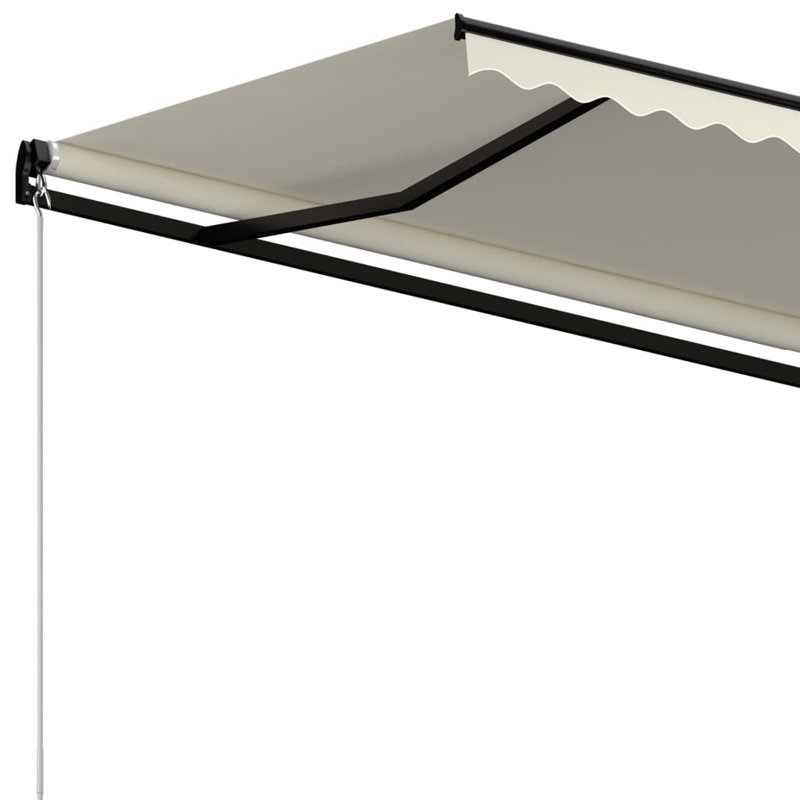 Nalle Manual Retractable Window Awning, Cream