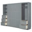 Lit escamotable Murphy avec placard et tiroirs-2144888041