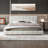 Hudson Ivory Boucle Bed-115747670