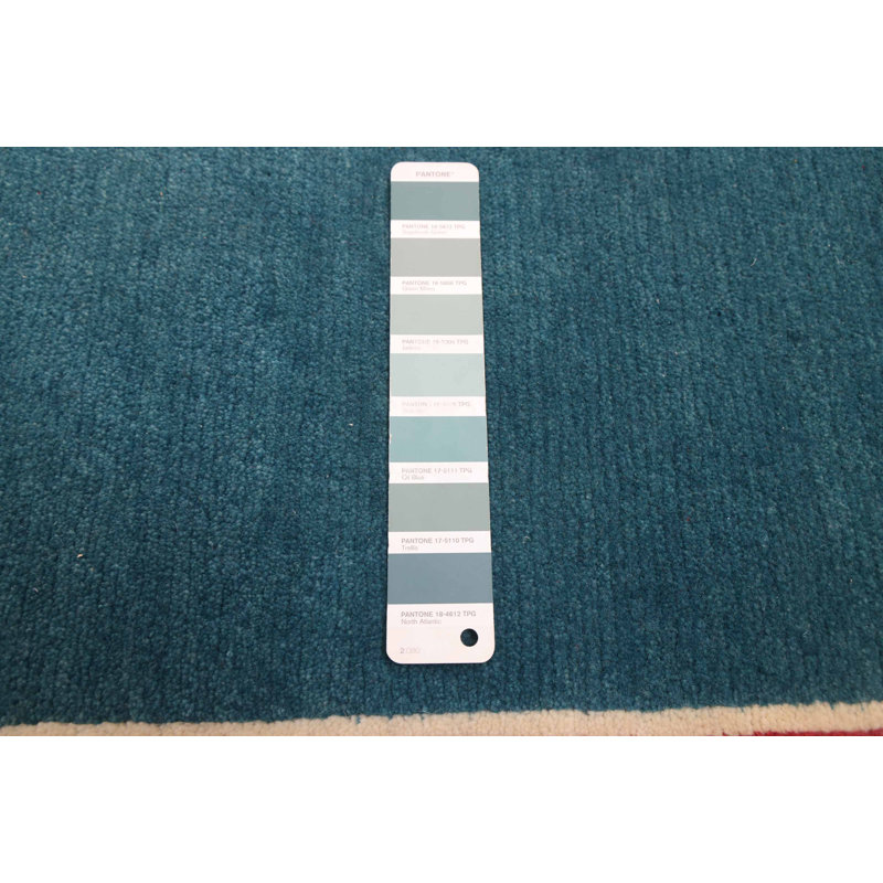 Tapis sarcelle Caudell 5 pi 7 po x 7 pi 9 po