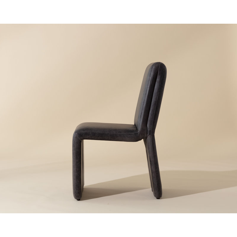 Cascata Upholstered Dining Chair, Black