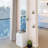 11.8" X 15.7" 63" Full Body Dressing Mirror Cabinet, Multi Layer High Capacity, Unique Minimalist Design, American Style, White Beautify Indoor Space,