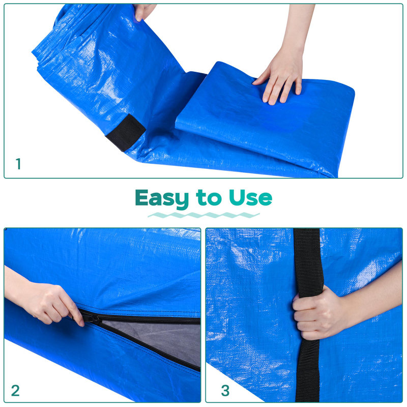 Tyonna Waterproof Zipper Mattress Protector Mattress Protector Case Pack, Full