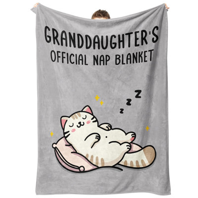 Cadeaux de Noël pour petite-fille de grand-mère, cadeaux pour la couverture de la petite-fille, idée de cadeau d'anniversaire des petites-filles, idées de cadeaux pour l'obtention du diplôme, mariage, fête des mères, Noël, 60 x 80 po