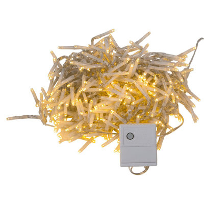 Kurt Adler 480-Light 15.7-Foot LED Connectable Cluster Garland