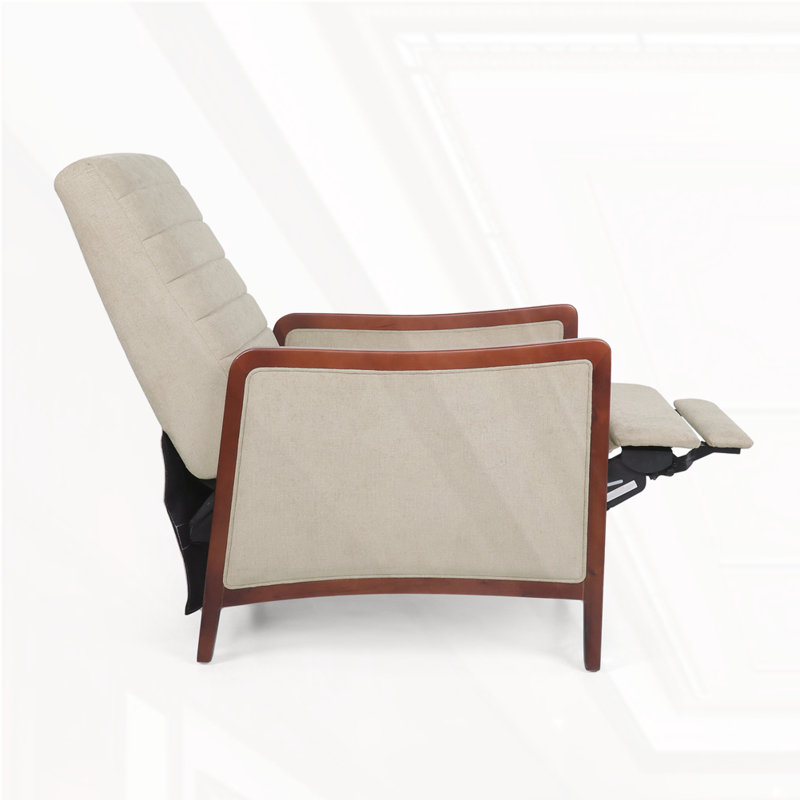 Fauteuil inclinable Mid-Century, Sable