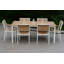 SoHo Teak Aluminum Outdoor Stacking Armchair-2049749126