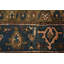 Tapis géométrique vintage en laine 4 x 6