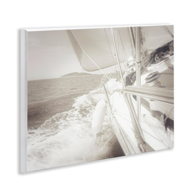 Splashing Boat Bow Wall Plaque Art by Graffi*tee Studios