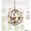 Lustre globe unique à 3 lumières Gabby