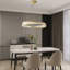 Gentri 23.6 in Dimmable LED Ring Chandelier with Crystal Accents