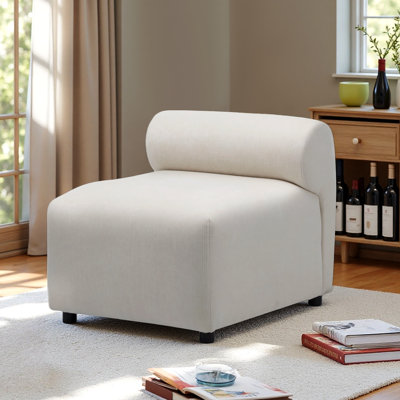 Chaise d'appoint rembourrée Brenden 