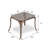 Cast Aluminum Side Table with Decorative Openwork Top, Indoor & Outdoor Accent Table-775515721
