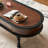 High-grade oval coffee table