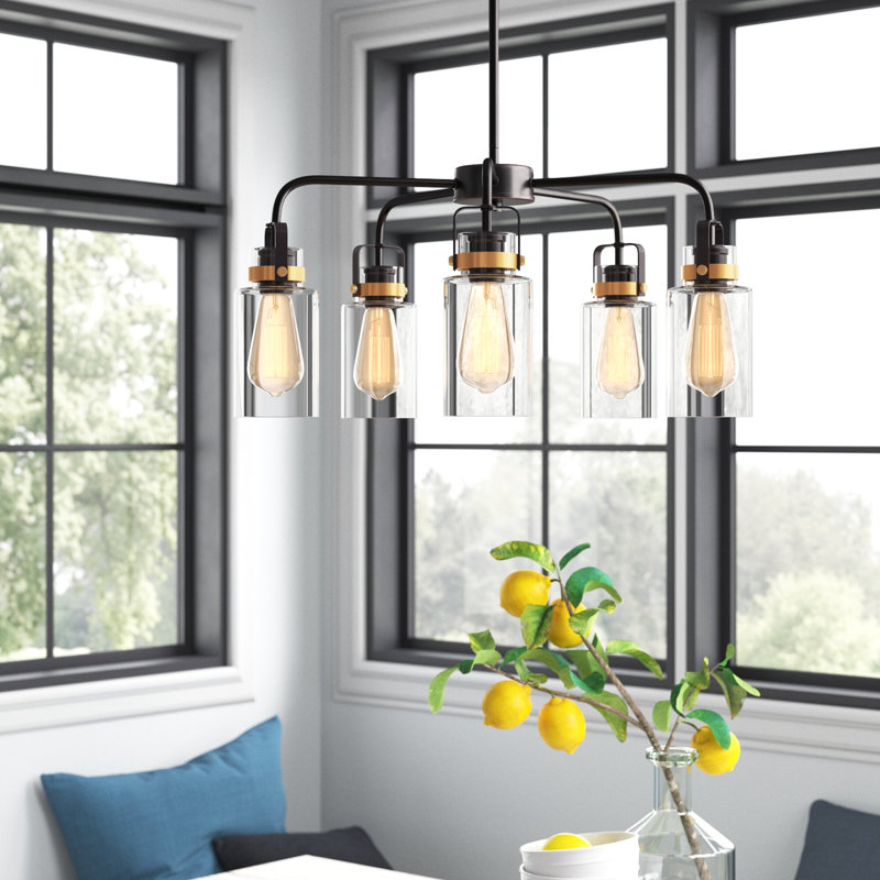 Karthic 5 - Light Dimmable Classic / Traditional Chandelier
