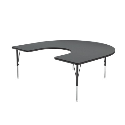 Laminate Adjustable Horseshoe 6 Students Activity Table