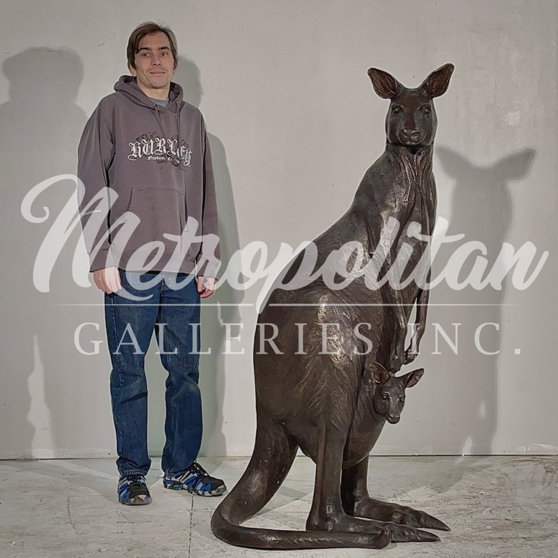Bronze Mother Kangaroo Sculpture