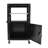 Steel Large AV Cart Adjustable Height Cart with Locking Cabinet
