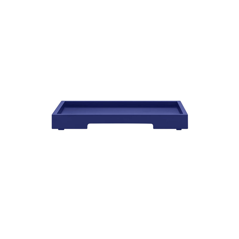 Tray, 3cmH x 24.8cmW x 19.6cmD, Blue