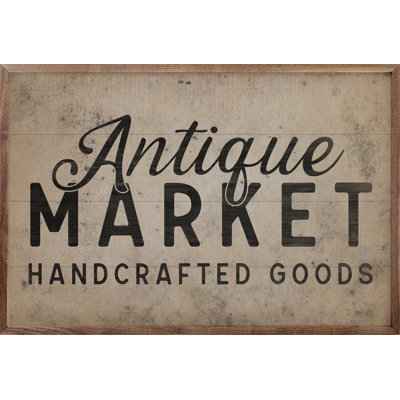 Antique Market Handcrafted Goods Black