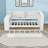 Twin Wood Daybed with LED Light, Twin Trundle and Charging Station-1180868402