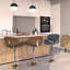 Tabouret de bar pivotant Bentwood -702809717-702809714