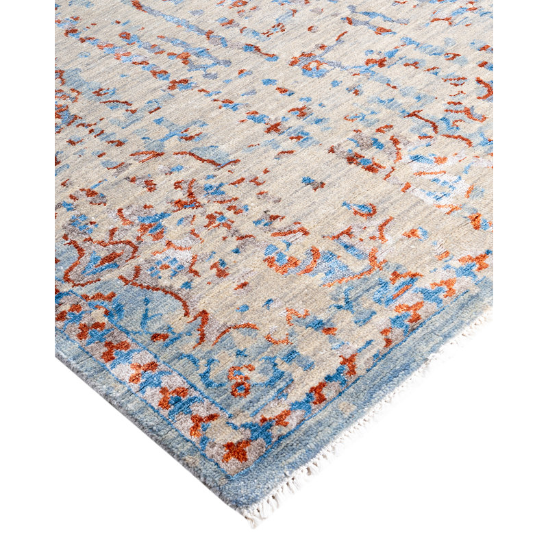 Overdyed One-of-a-Kind 8' 1" X 9' 9" Hand Knotted Area Rug