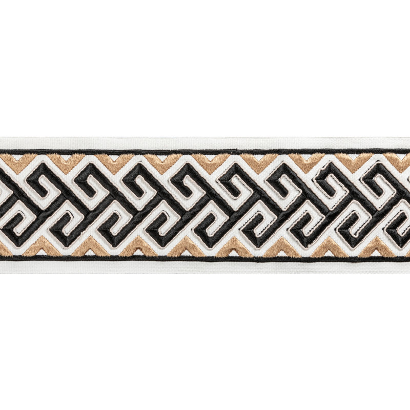 Treillis Passementerie II Audette Cotton Blend Trim, Onyx