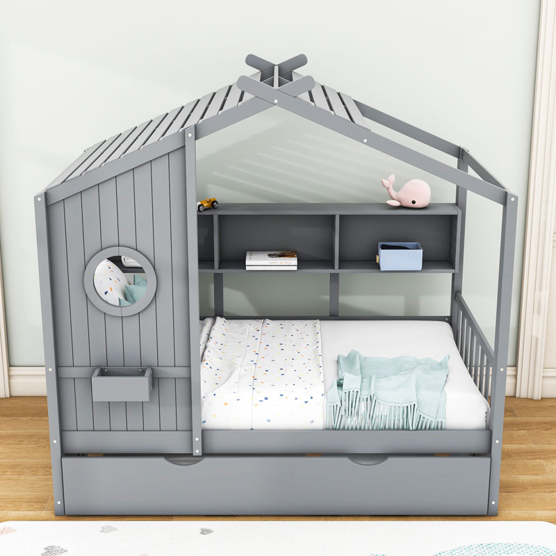 Lit de jour Aliyyah, Gris, Lit simple