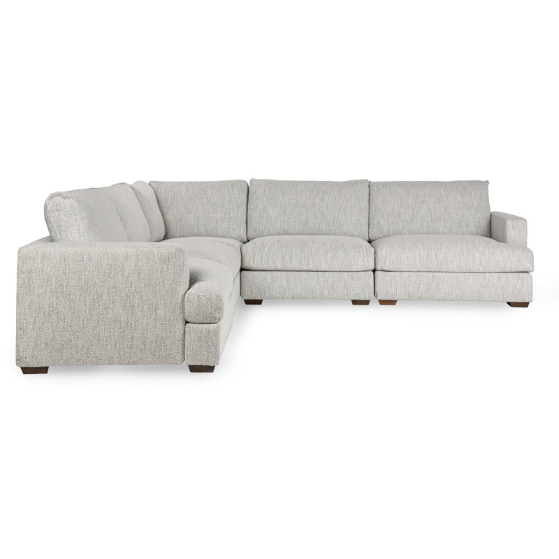 Canapé modulaire en tissu 5 pièces Ludwig