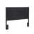Godina Queen Full Black Headboard-1981658283