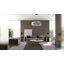 Modern Tiered Crystal LED Chandelier in Brass Light