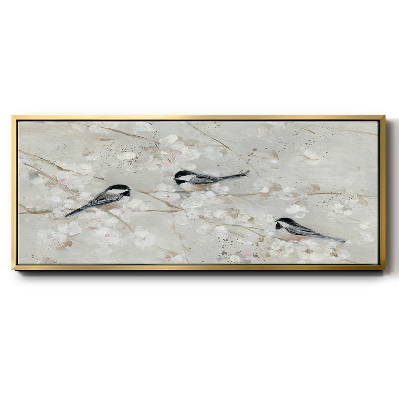 Nature's Confetti II- Framed Canvas, H 24 po x l 60 po