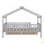 Lit simple en bois avec deux tiroirs-2135624943