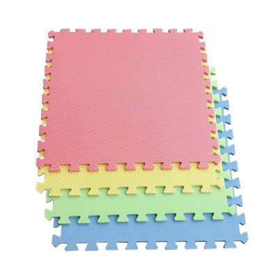 Ensemble de 10 pièces - Tapis de jeu en mousse Eva