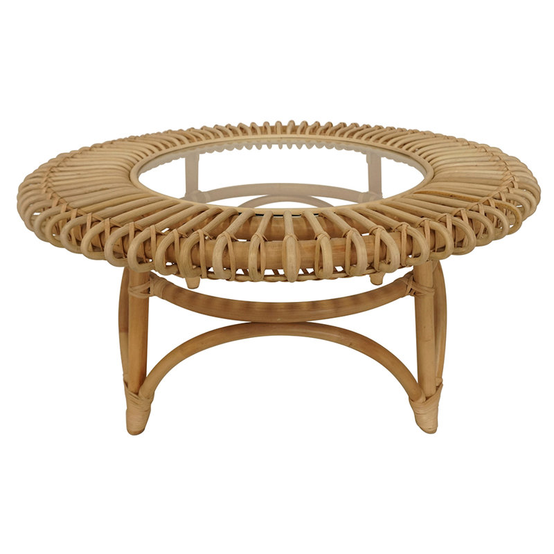 Table basse Venice avec finition naturelle