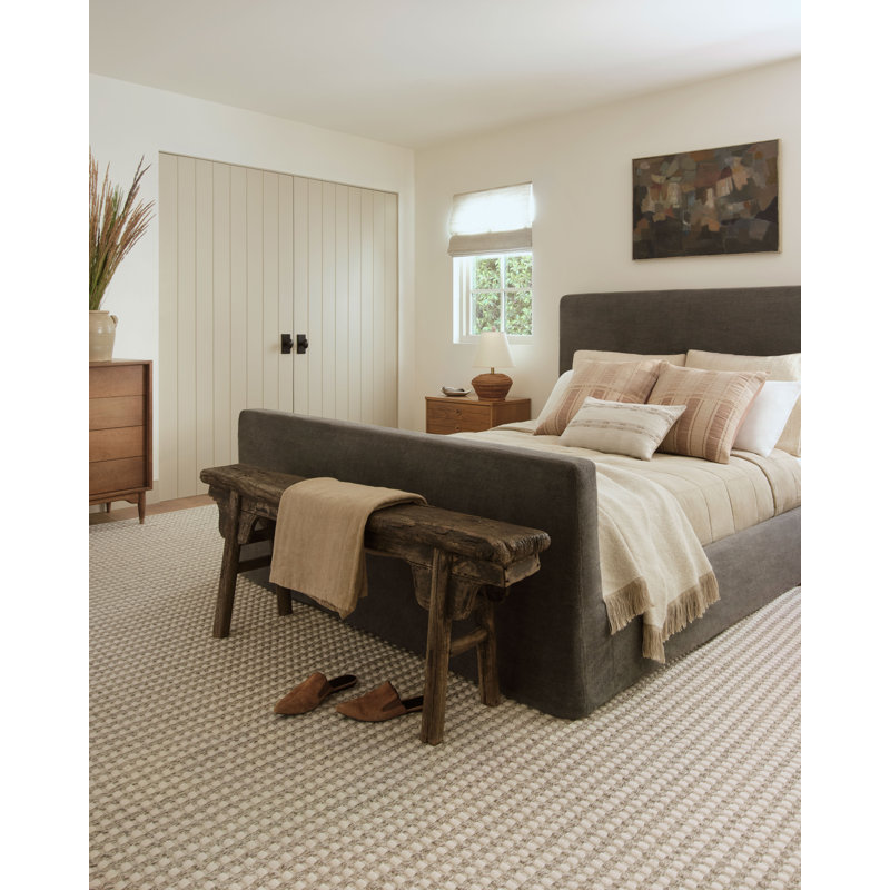 Carmel Cream and Multi Cotton Striped Throw Pillow Set