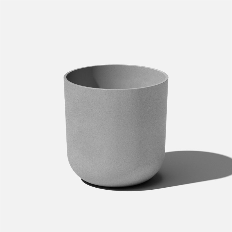 Pot à fleurs Pure Series, Gris, 1, H 15,25 po x l 15 po x P 15 po