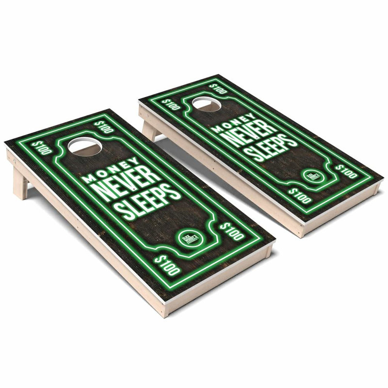 Ensemble de planche en forme de cornhole, Ajouter un étui et des lumières