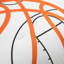 Édredon de basketball réversible surdimensionné gris anthracite-16771907-8510905