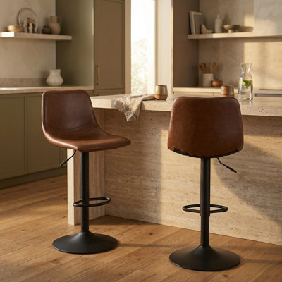 Tabouret de bar pivotant Maximilian
