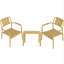 Ensemble 2 pièces de chaises simples et de tables basses-943140410