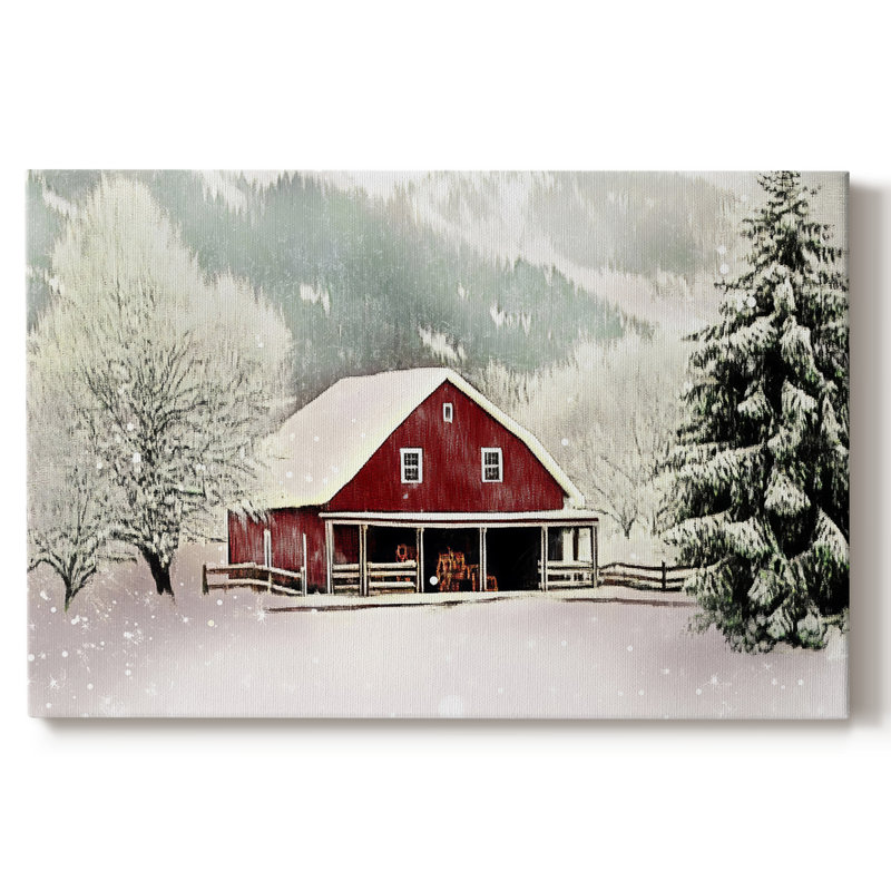 Christmas Holiday Art III - Toile tendue avec châssis - LXVI, H 32 po x l 48 po