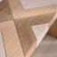 Console 62 po, motif à chevrons moderne pour couloir - standard