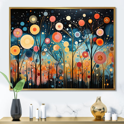 «Manjesh Colorful Whimsical Wanderlust I», reproduction sur toile