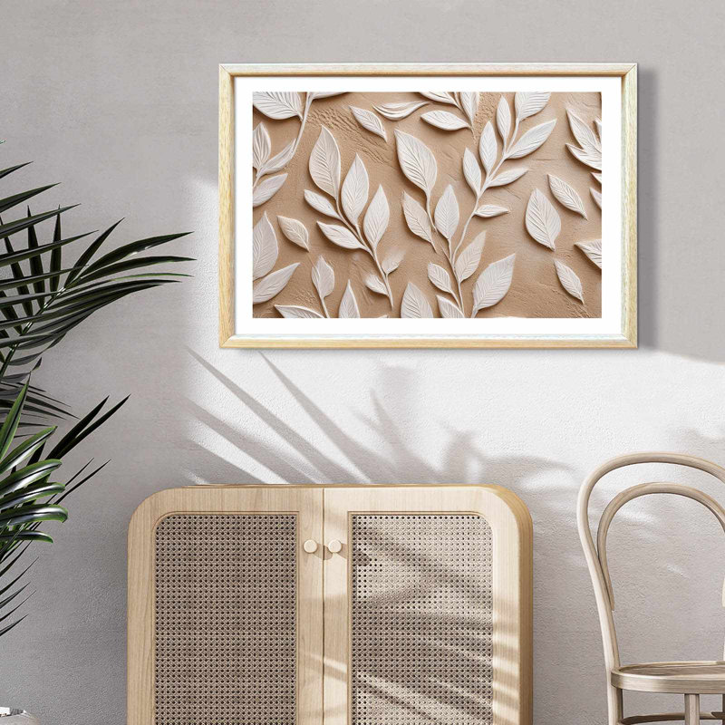 Peinture décorative en panneau de fibres à densité moyenne, 16.5" H x 24.4" W
