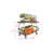 11.8'' W Stainless Steel Shelving Unit with Wheels
